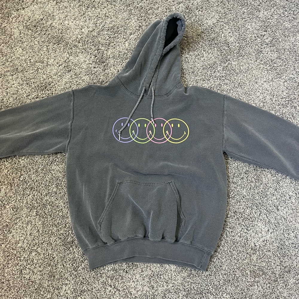 smiley hoodie